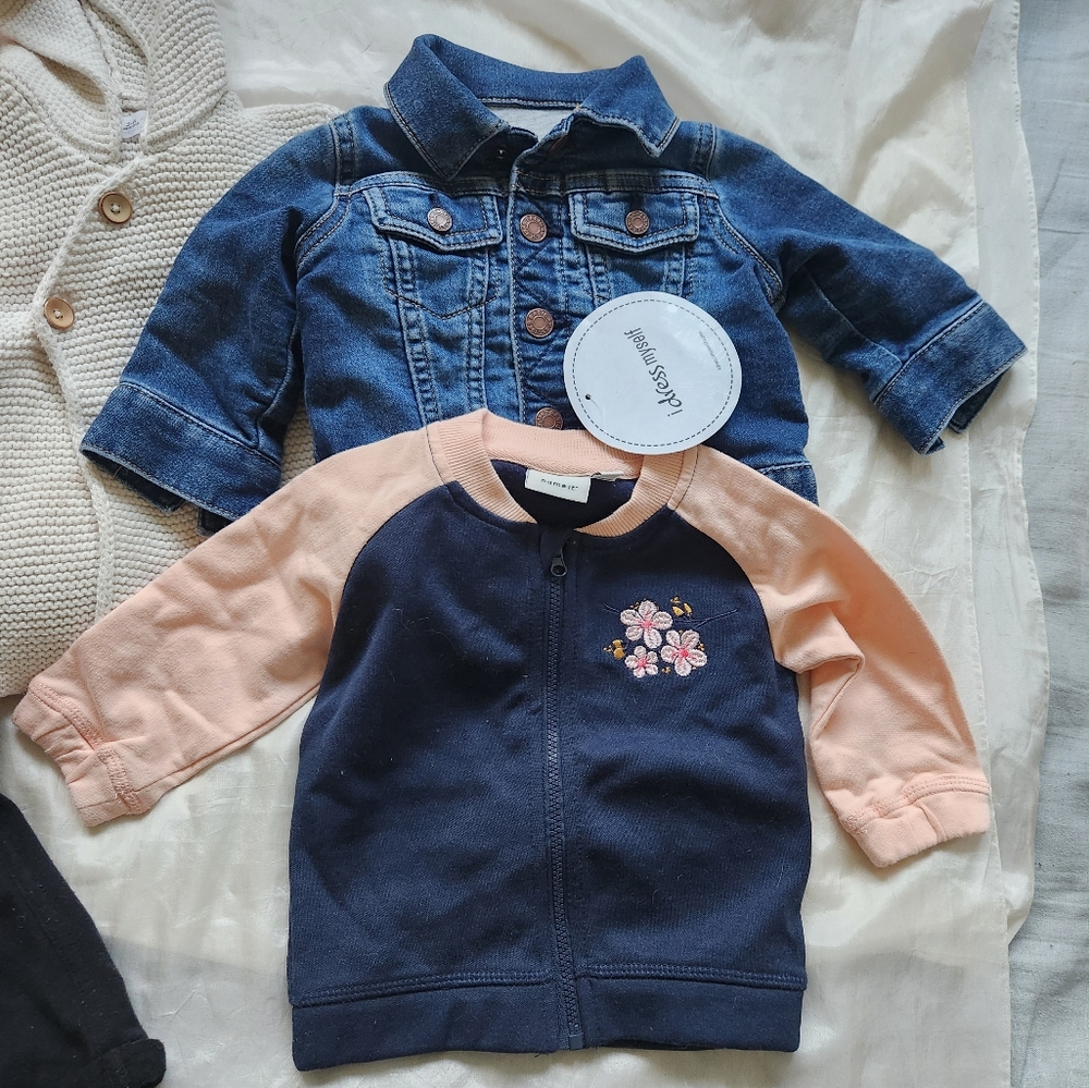 Lot Baby Girl Clothes Size 0-6 Months Zara Baby Gap Name It Joe Fresh Old Navy - Picture 2 of 10